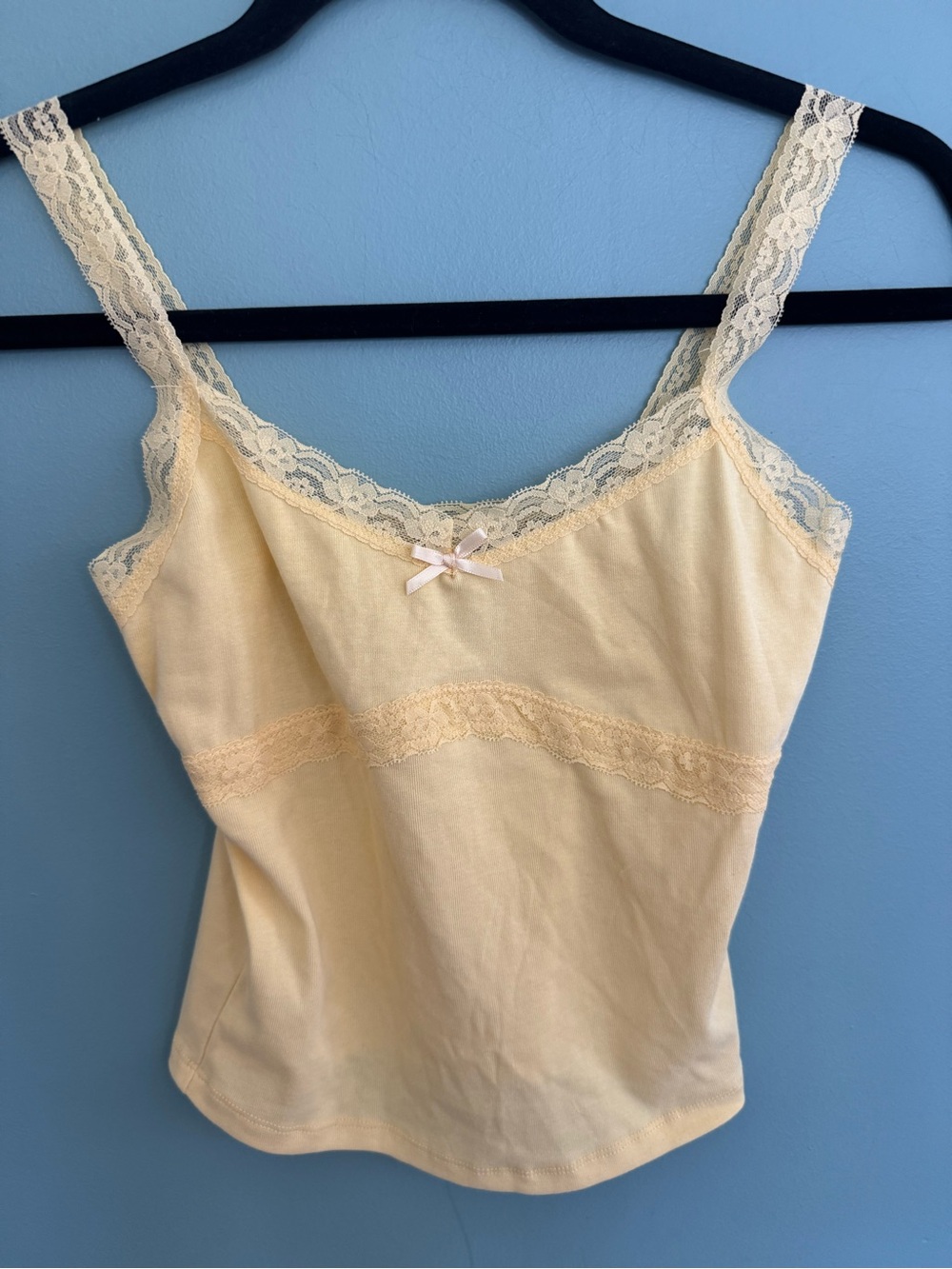 Tilly's Lace-Trim Yellow Camisole